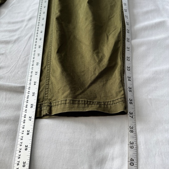 Old Navy Womens M-TALL OG Chino Casual High-Rise Pant Olive Green Campus Office - Picture 13 of 15